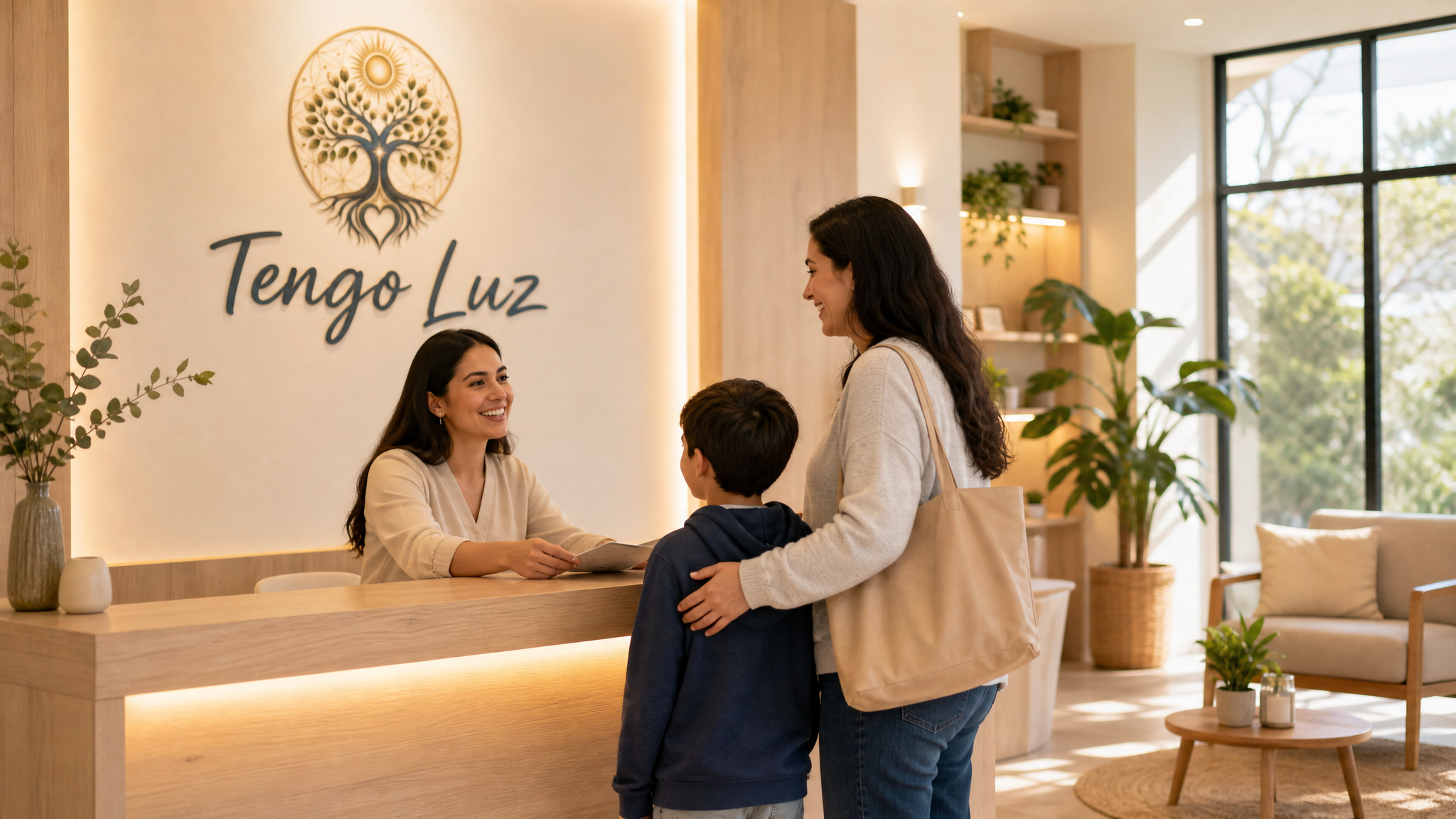 Calidez y bienvenida a niños en Tengo Luz